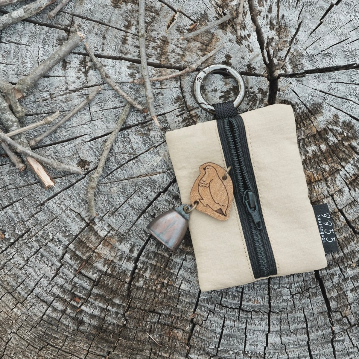 Bear bell pouch / Ptarmigan